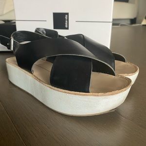 Dolce vita black platform sandals